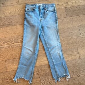 Zara Light Blue Flare Jeans